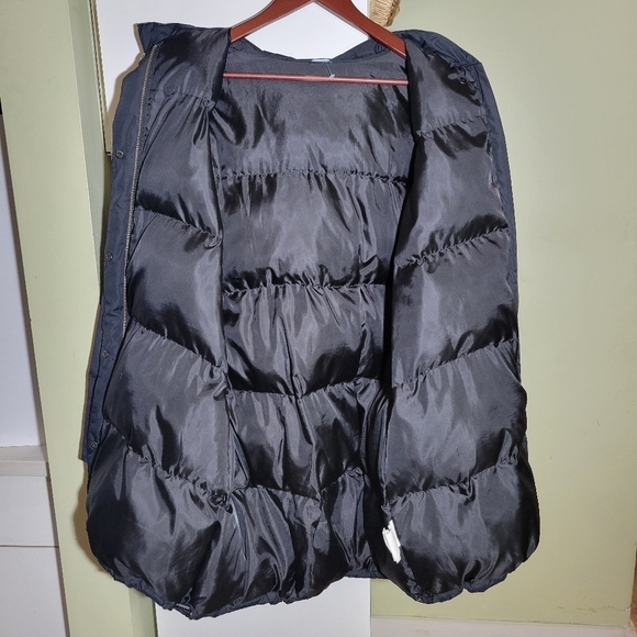 Kit and Ace puffer quilted winter hooded jacket parka black small - Picture 7 of 12